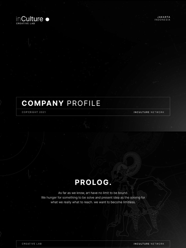 inCulture Creative Lab COMPANY PROFILE 2021 PDF