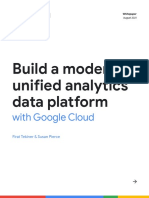 Build A Modern, Unified Analytics Data Platform With Google Cloud - Whitepaper August 2021