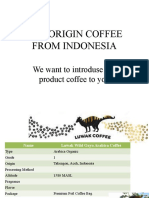 THE ORIGIN COFFEE FROM INDONESIA