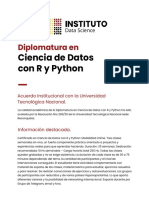 Brochure Diplomatura en Ciencia de Datos Con R y Python