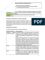 Informe Análisis de Valores, Misión y Políticas Organizacionales