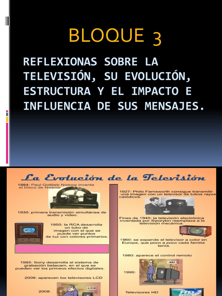 Evolución de la Televisión en México | PDF | Información | Televisión