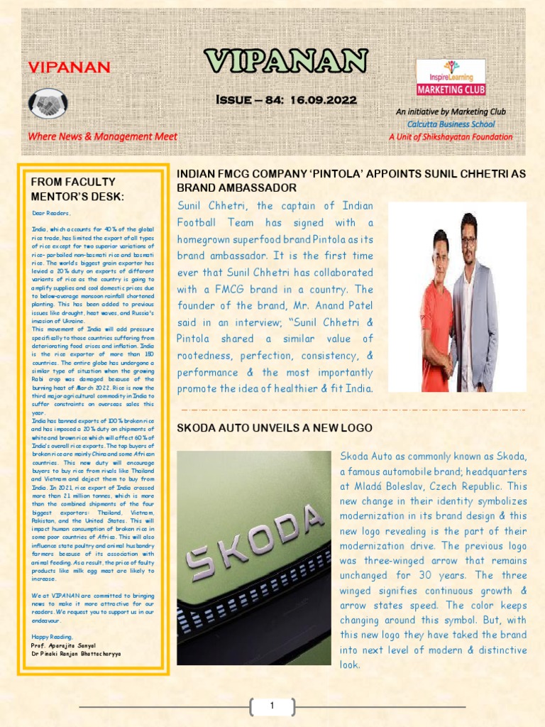 VIPANAN - Marketing Club CBS | PDF | Rice | Brand