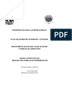 Manual de Practicas de Medicina de Animales de Experimentacion