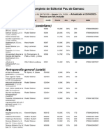 Catalogo de Editorial Pau de Damasc para Reventa Abril 2022