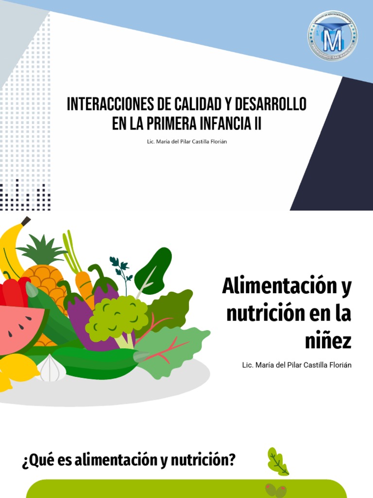 Tema 5 - Alimentación y Nutrición en La Niñez | PDF | Desnutrición ...