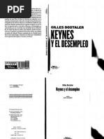 Keynes y El Desempleo - Gilles Dostaler | PDF | Desempleo | Salario