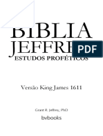 Bíblia Jeffrey Estudos Proféticos. Versão King James Bvbooks. Grant r. Jeffrey, Phd