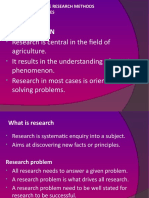 Agric Research Lecture 2014 BS 449