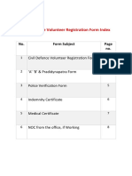 Vol Registration Form set