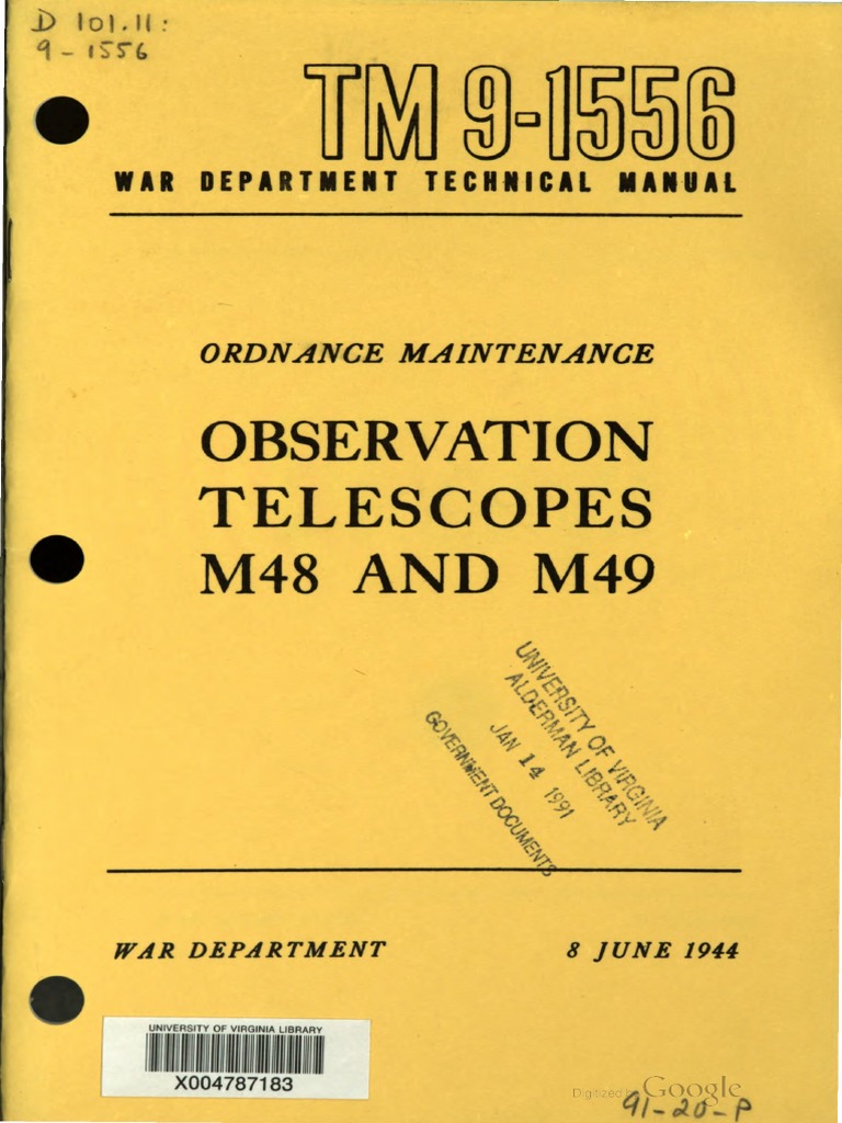 M49 Observation Telescope | PDF | Optics | Lubricant