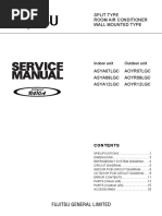 Fujitsu ASYA12LGC Service - Manual