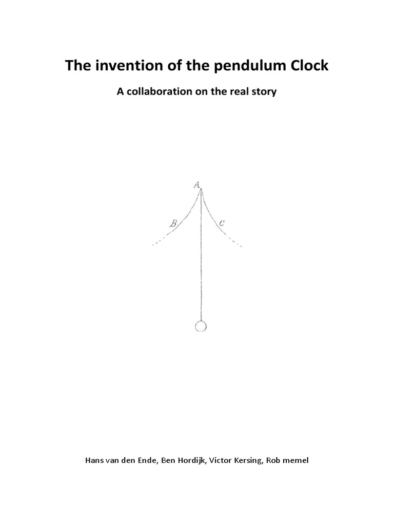 The Invention of The Pendulum Clock PDF