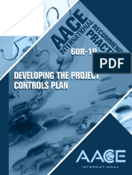 60R-10 - Developing The Project Controls Plan