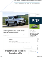 Caixa de fusíveis e relés - Volkswagen Amarok (2009-2016)