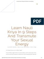 Learn Nauli Kriya in 9 Steps and Transmute Your Sexual Energy