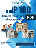 Ontario Top 100 Careers PDF OLMO Members