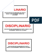 Disciplinario