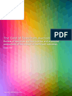 The Cost of Spectrum Auction Distortions. GSMA Coleago Report. Nov14