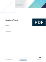 Spectrum Pricing Review