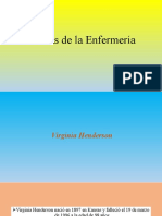 Teorías de Enfermería de Virginia Henderson y Martha Rogers