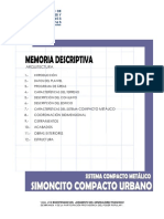 Memoria Descriptiva Unidad Educativa de Maternal y Pre Escolar