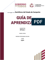 Guia de Aprendizaje de Ética I. Primer Parcial