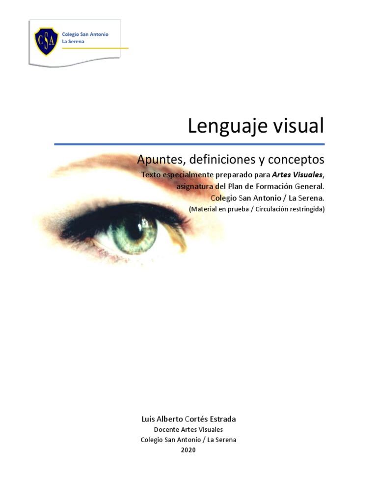 Elementos y Principios Del Lenguaje Visual | PDF | Color | Negro