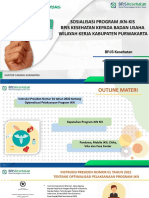 Materi Sosialisasi Program JKN-KIS KEMENAKER