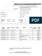 Historial Academico