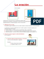 Clasificación de Las Oraciones para Quinto Grado de Primaria