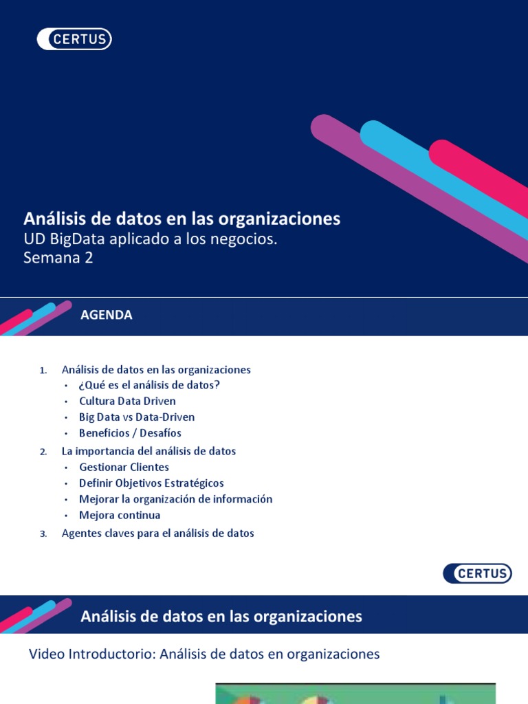 Análisis de Datos en Organizaciones Modernas | PDF | Big Data | Información