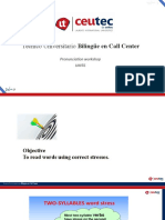 PW - UNIT 6 Schwa and Stress in Verbs 2021