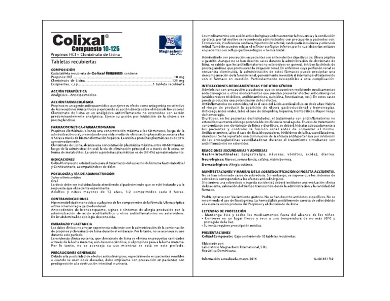 Literatura Colixal Compuesto 10 125 | PDF