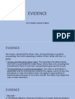 EVIDENCE Module 1 Fundamentals