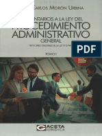 Comentarios A La Ley Del Procedimiento Administrativo General Tomo I (2) Ojooo