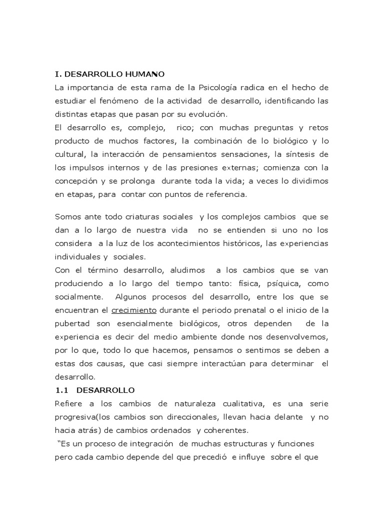Conceptos Básicos del Desarrollo Humano | PDF | Adultos | Aprendizaje