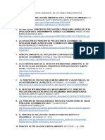 Principios de Precaución Ambiental en Colombia - Bibliografías