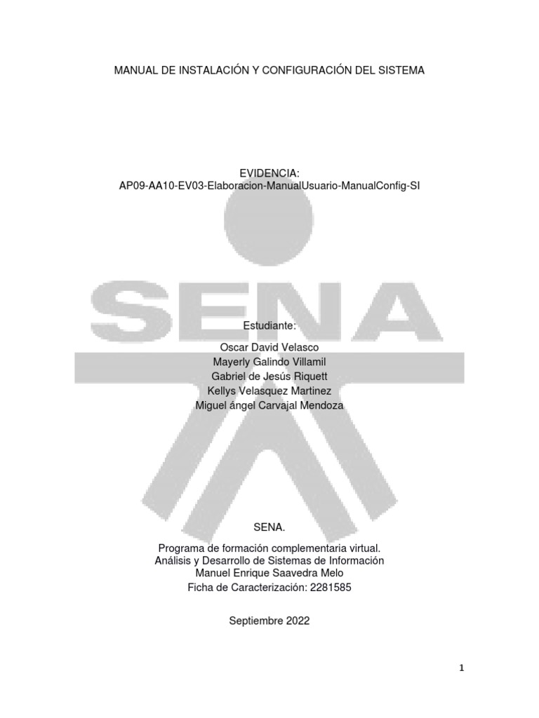 01 manual de instalaci n y configuraci n del sistema pdf mi sql php