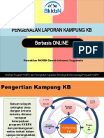 Laporan Kampung KB Online