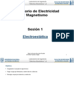 Laboratorio de Electricidad y Magnetismo: Electroestática