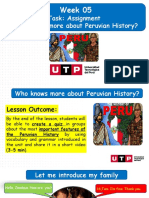 Week 05 - Task Assignment - Who Knows More About Peruvian History