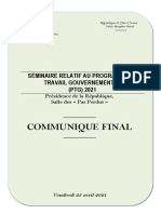 Séminaire Gouvernemental - Communiqué Final - Du SG 23-4-21 - VF