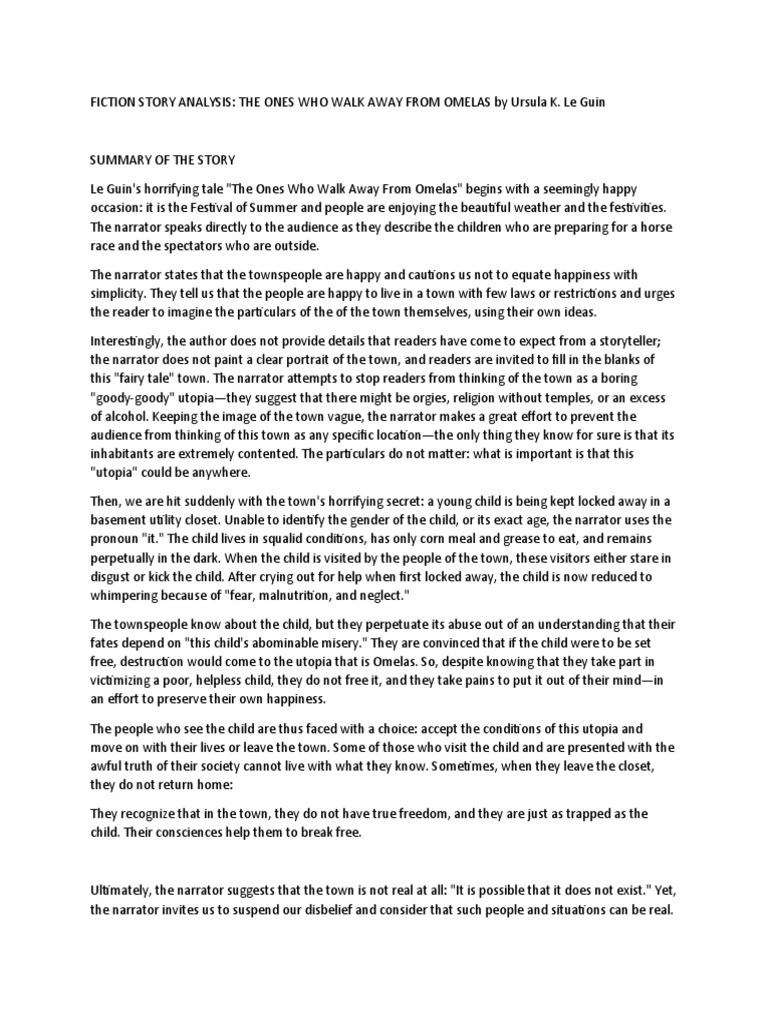 Fiction Story Analysis | PDF