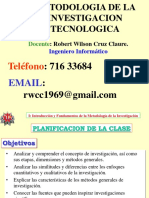 TEMA 1 - Introducción y Fund de La Metodologia de Inv