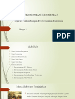 MATERI MG. 2 Sejarah Perkembangan Perekonomian Indonesia