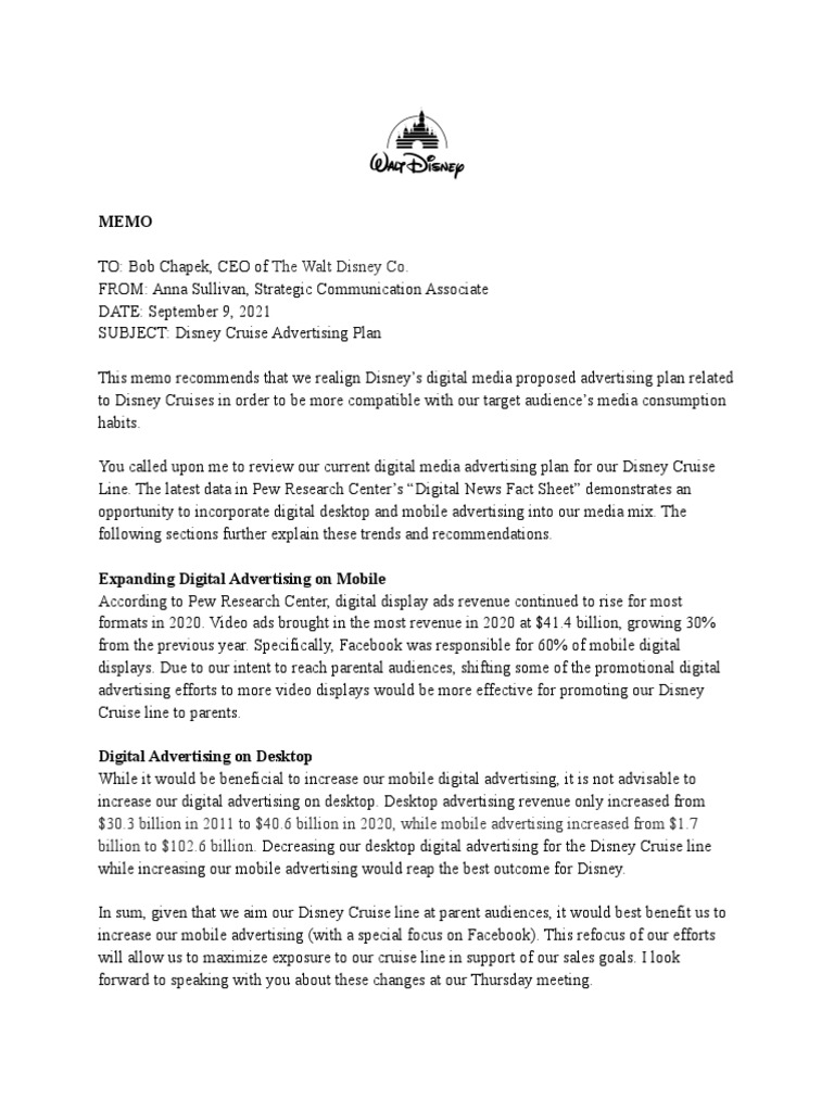 Memo | PDF
