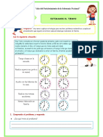 Ficha Matematica de Tiempo