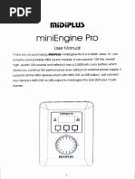 MIDIPLUS Miniengine Pro User Manual