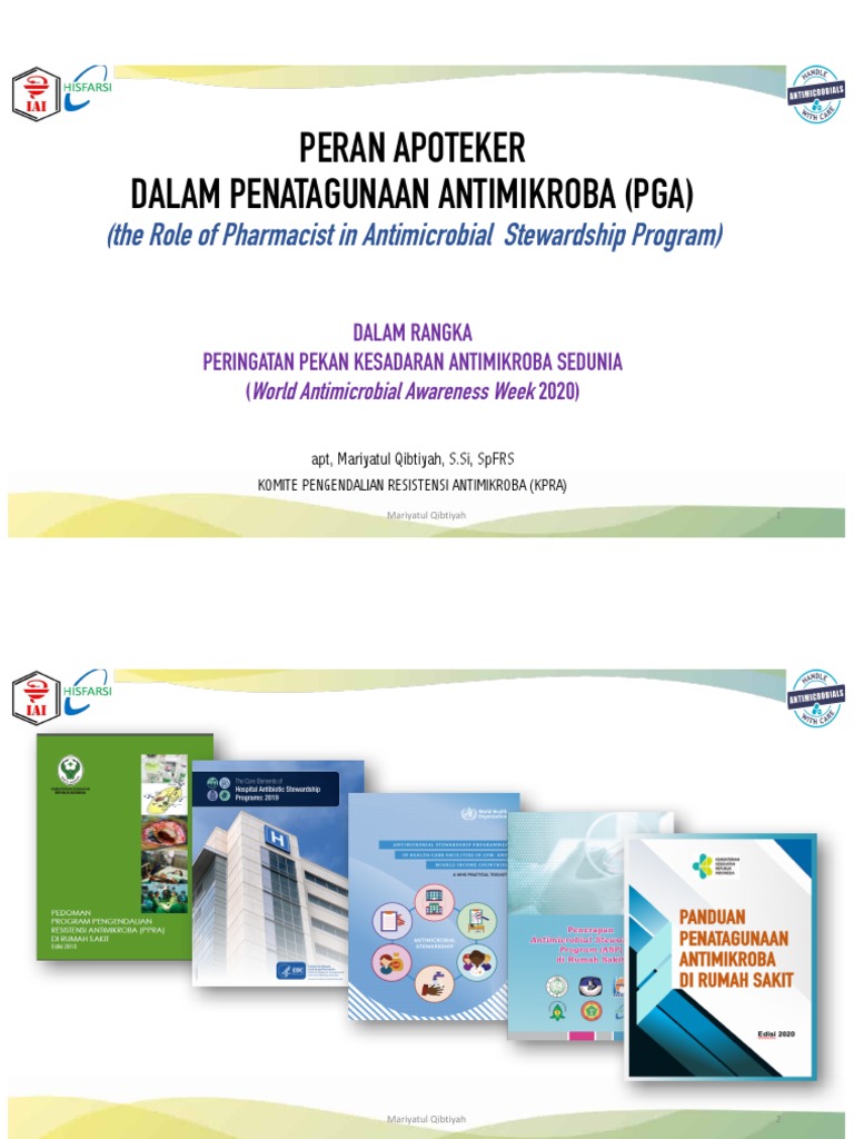 The Role of Pharmacist in Antimicrobial Stewardship Program PDF